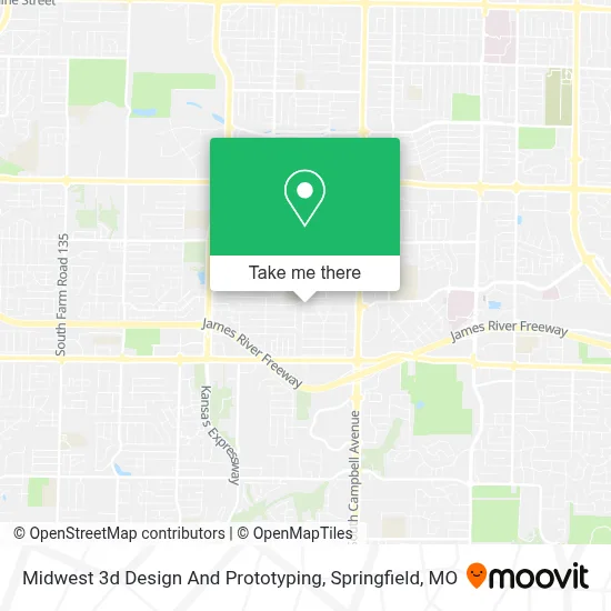 Mapa de Midwest 3d Design And Prototyping