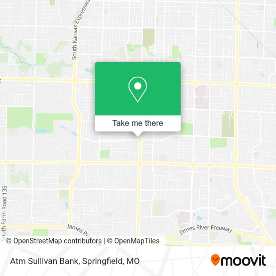 Atm Sullivan Bank map