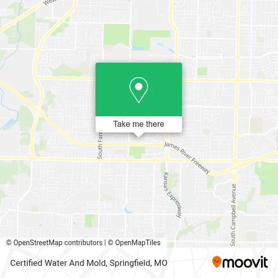 Certified Water And Mold map