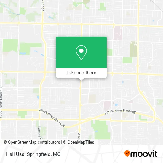 Hail Usa map