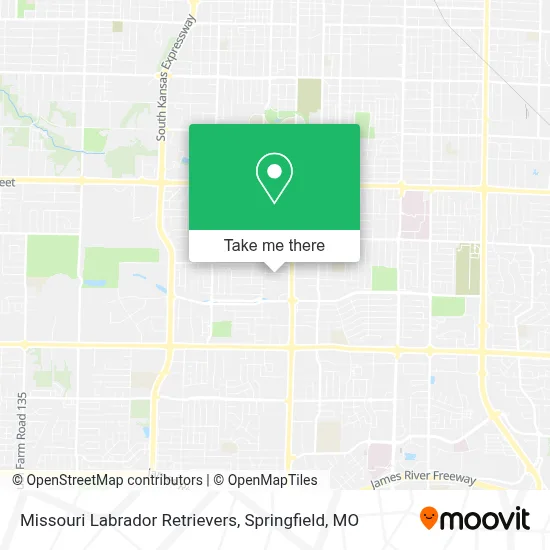 Missouri Labrador Retrievers map