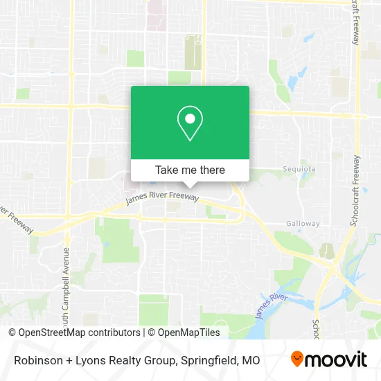 Robinson + Lyons Realty Group map