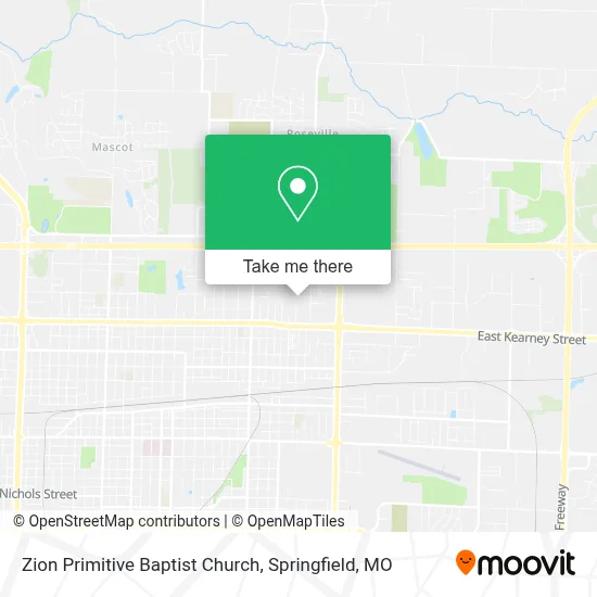 Zion Primitive Baptist Church map