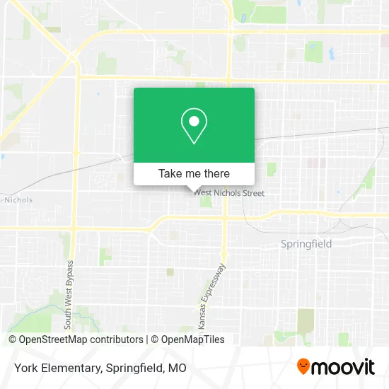 York Elementary map