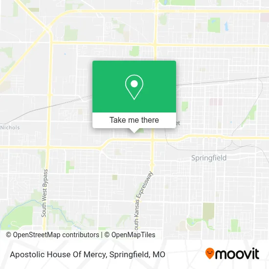 Apostolic House Of Mercy map