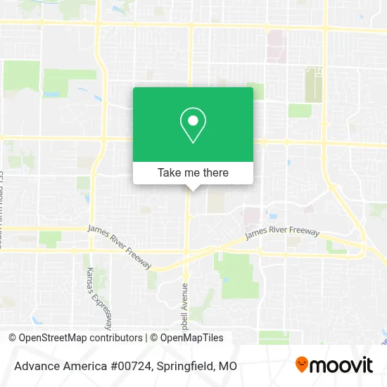 Advance America #00724 map