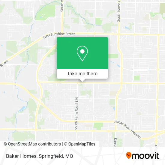 Baker Homes map