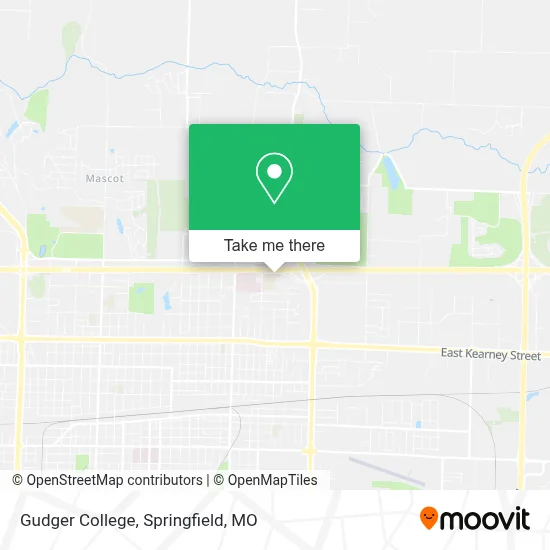 Gudger College map