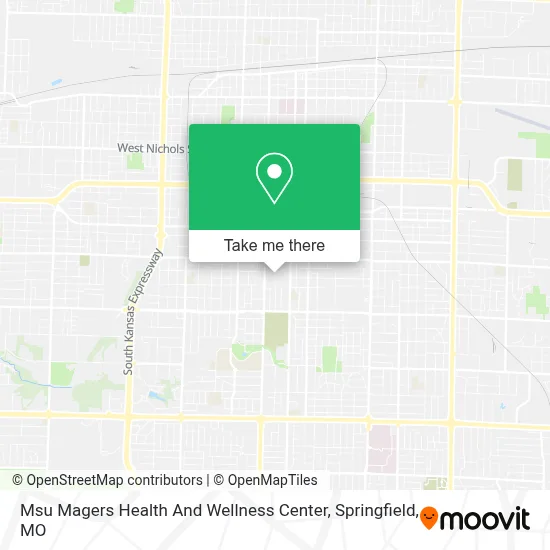 Msu Magers Health And Wellness Center map