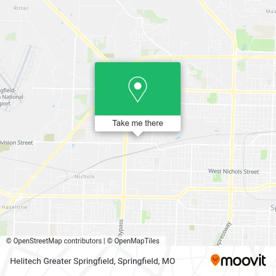 Mapa de Helitech Greater Springfield