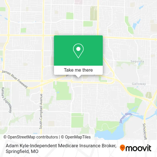 Adam Kyle-Independent Medicare Insurance Broker map
