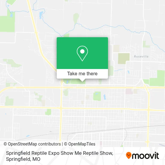 Springfield Reptile Expo Show Me Reptile Show map