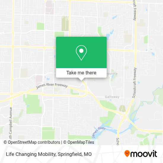 Life Changing Mobility map