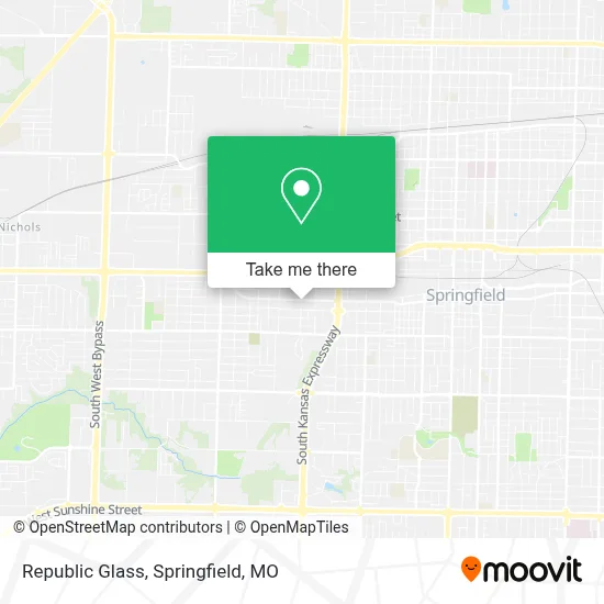 Republic Glass map