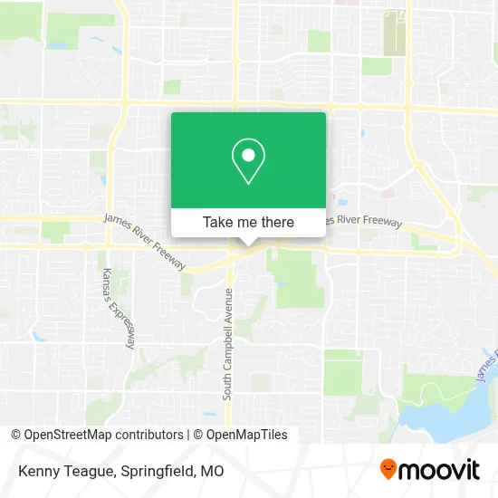 Kenny Teague map