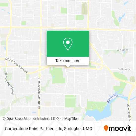 Cornerstone Paint Partners Llc map