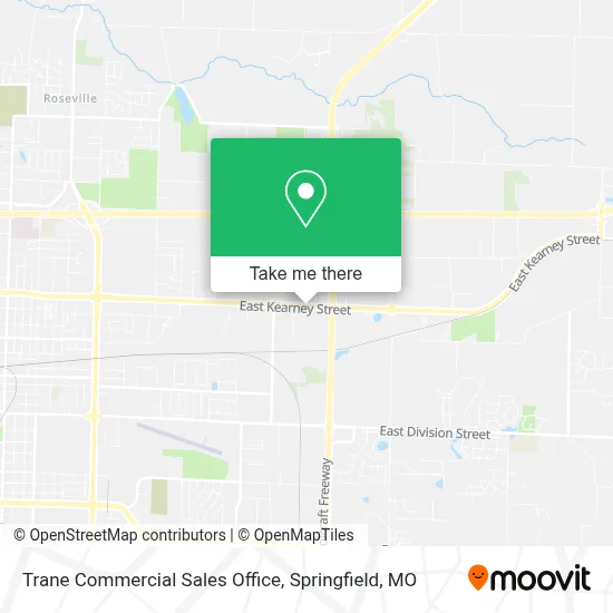 Trane Commercial Sales Office map