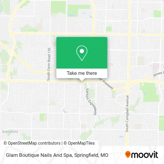 Glam Boutique Nails And Spa map