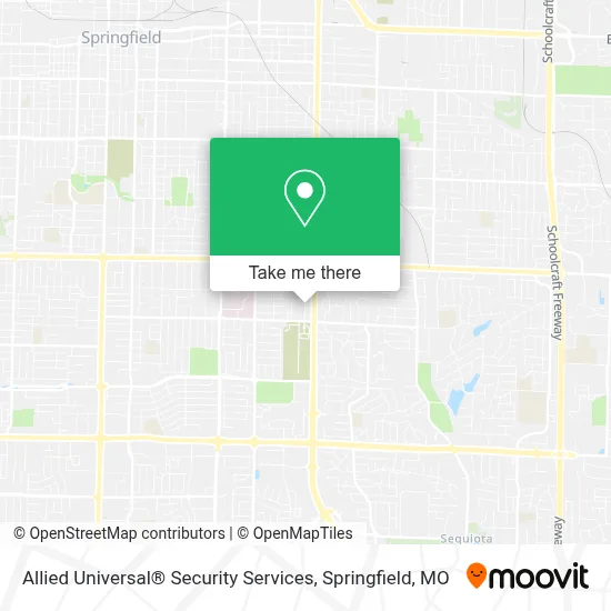 Allied Universal® Security Services map