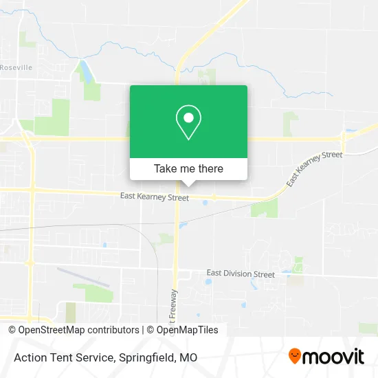 Action Tent Service map
