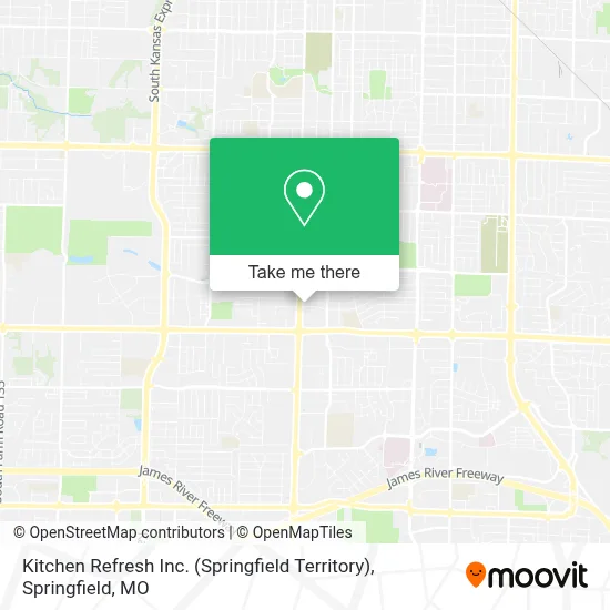 Mapa de Kitchen Refresh Inc. (Springfield Territory)