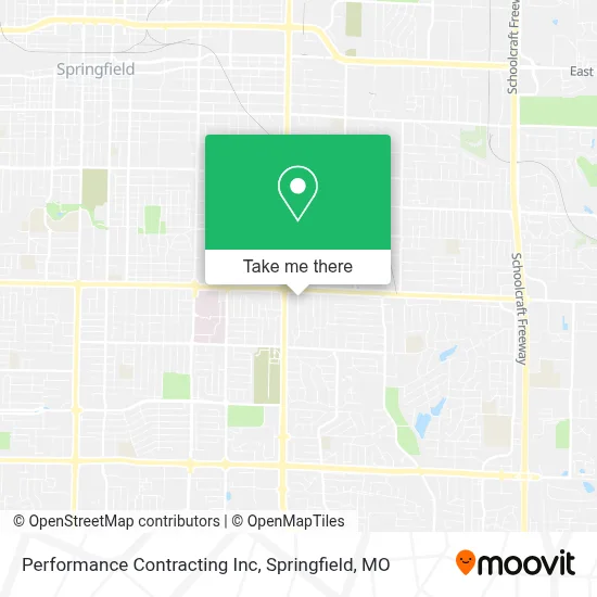 Mapa de Performance Contracting Inc