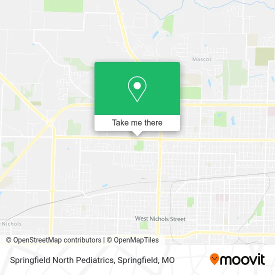 Springfield North Pediatrics map