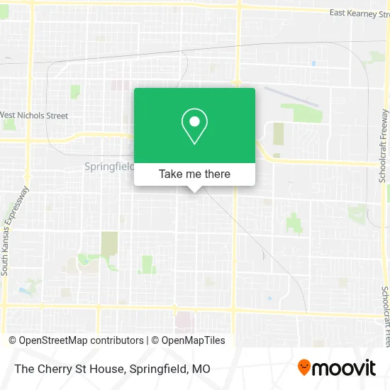 The Cherry St House map
