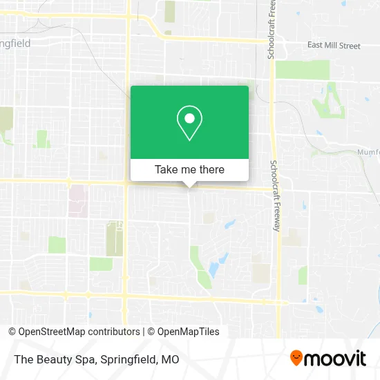 The Beauty Spa map