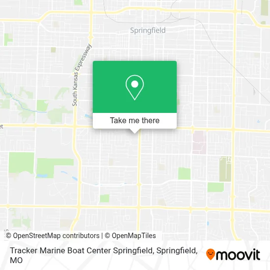 Tracker Marine Boat Center Springfield map