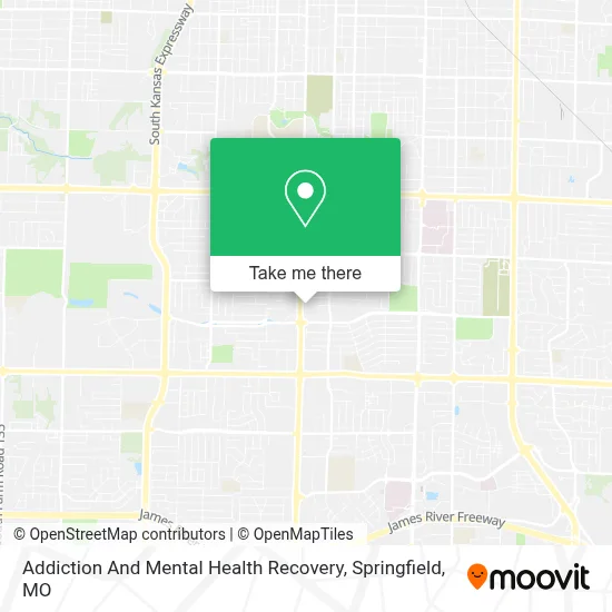 Addiction And Mental Health Recovery map