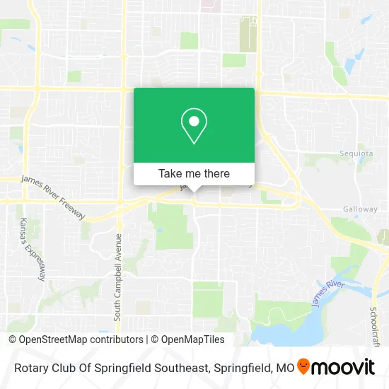 Rotary Club Of Springfield Southeast map