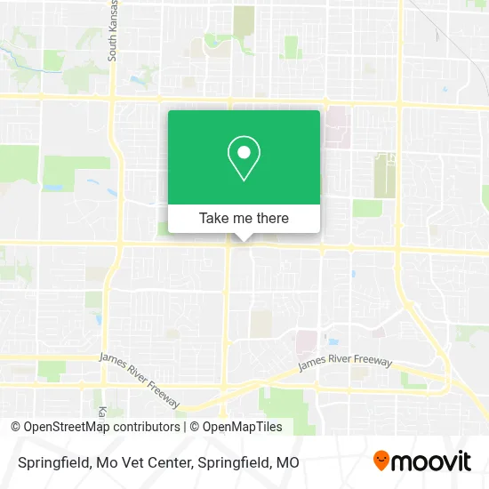 Mapa de Springfield, Mo Vet Center