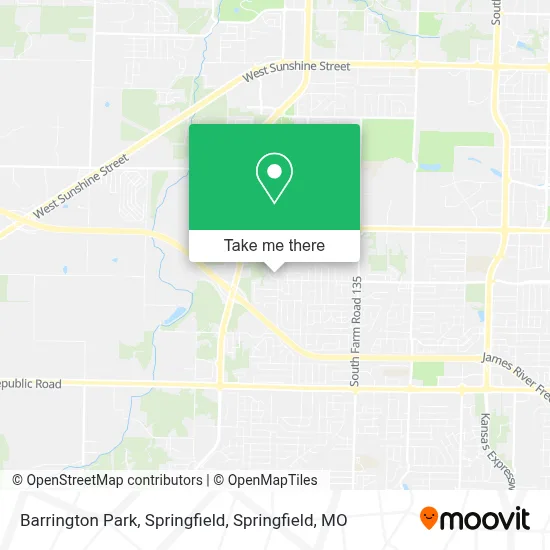 Barrington Park, Springfield map