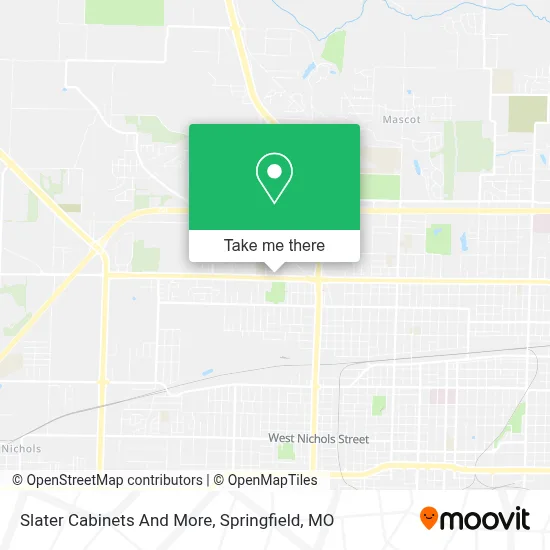 Slater Cabinets And More map