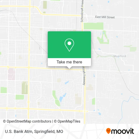 U.S. Bank Atm map
