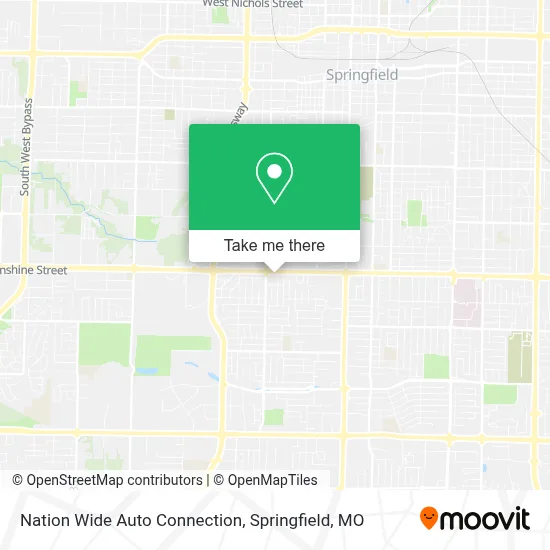 Mapa de Nation Wide Auto Connection