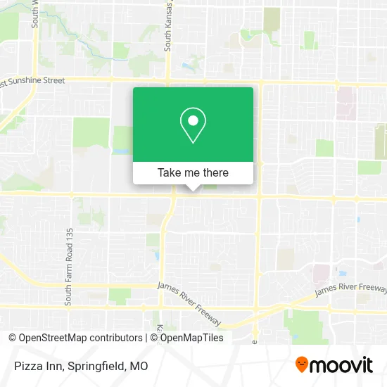 Pizza Inn map