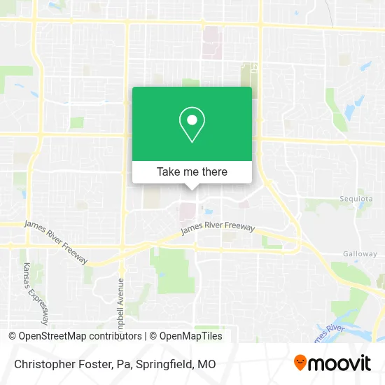 Christopher Foster, Pa map