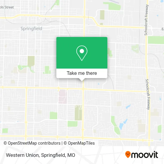 Western Union map