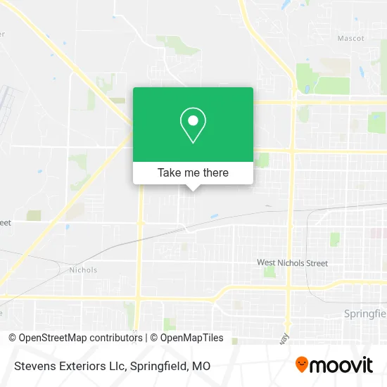 Stevens Exteriors Llc map