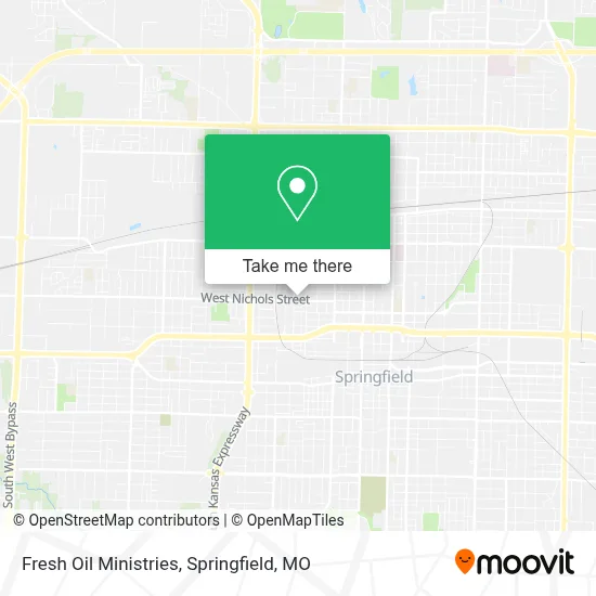 Fresh Oil Ministries map
