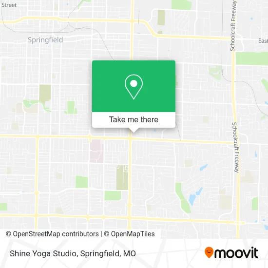 Shine Yoga Studio map