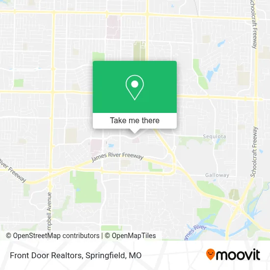 Front Door Realtors map