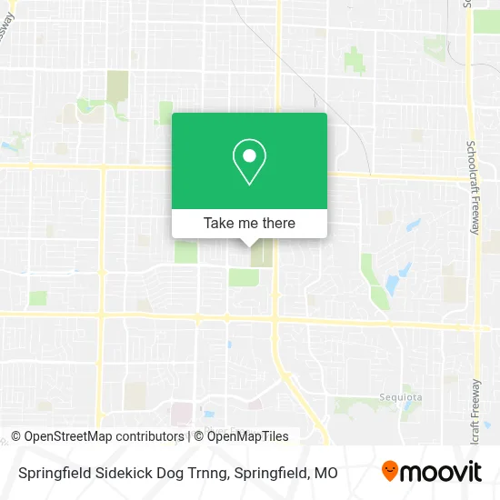 Springfield Sidekick Dog Trnng map
