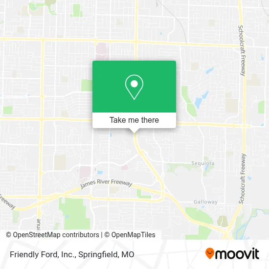 Friendly Ford, Inc. map