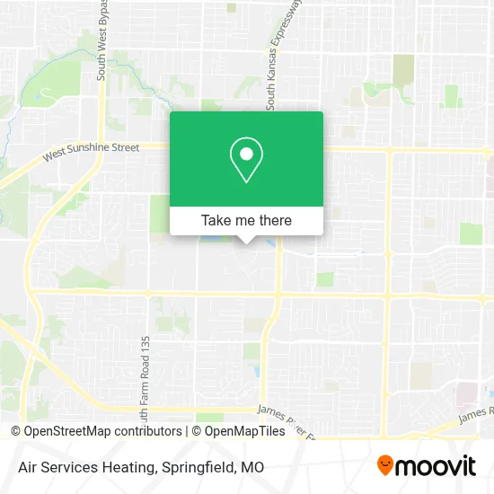 Air Services Heating map