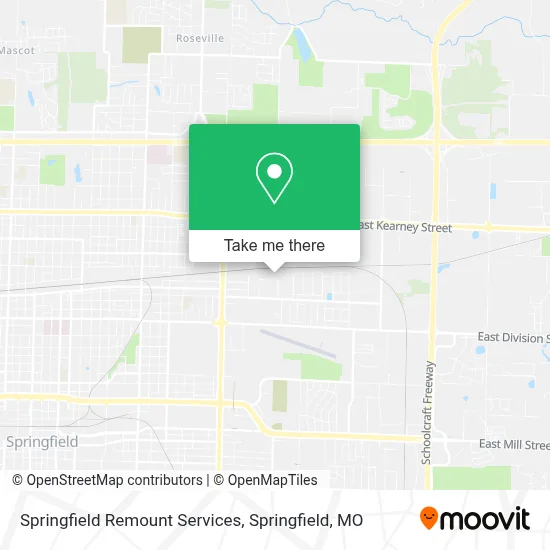 Springfield Remount Services map