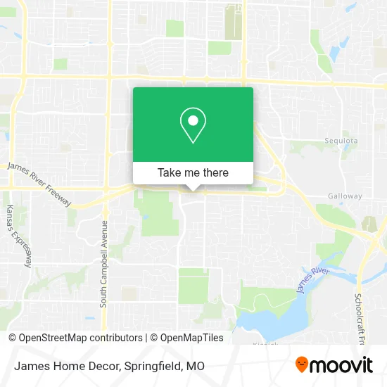 James Home Decor map