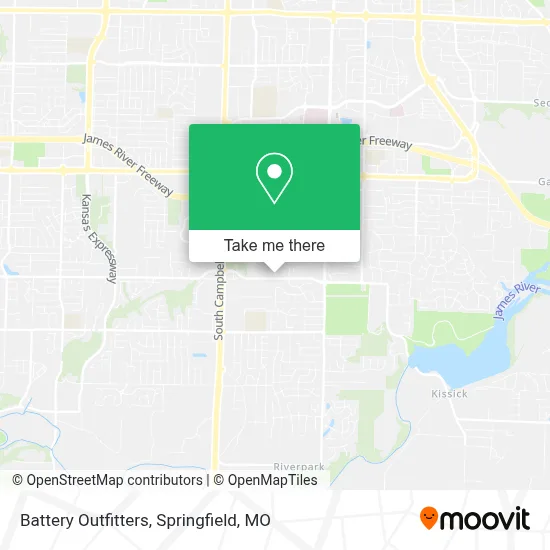 Battery Outfitters map